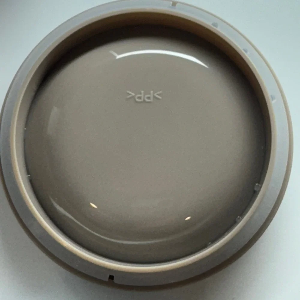 LEKUE Food Storage Container Round Beige Ceramic Cup Mug &‎ Lid